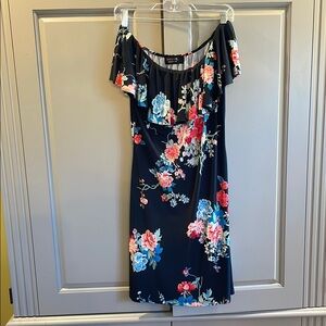 Floral Off-Shoulder Dress